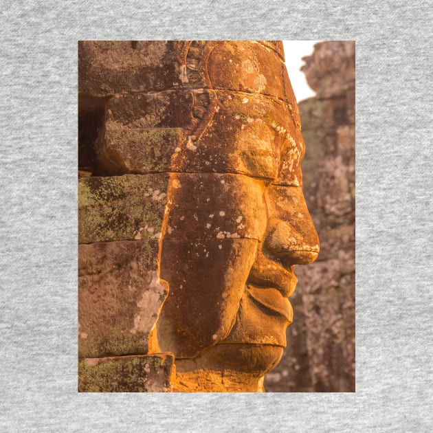 Buddha Head Angkor by dags